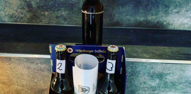 Blindverkostung dreier Genuss-Biere