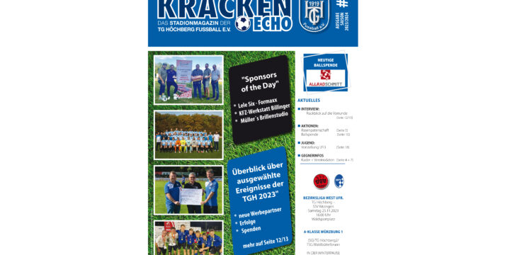 Stadionheft 9 gegen SSV Kitzingen online