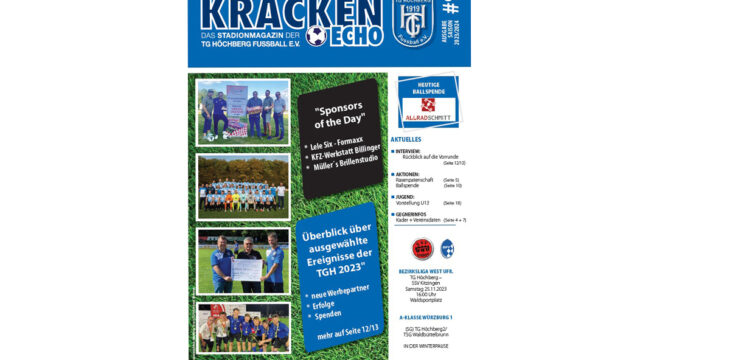 Stadionheft 9 gegen SSV Kitzingen online