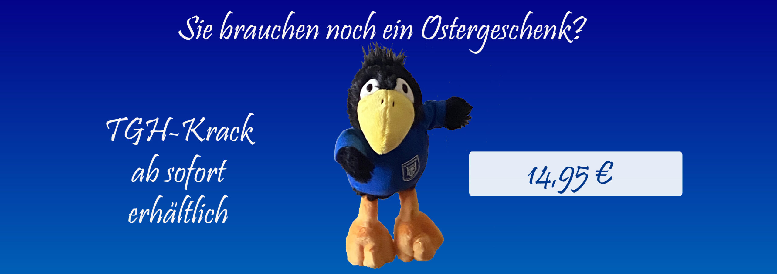 Plüschtier Karlo-Krack ab sofort erhältlich