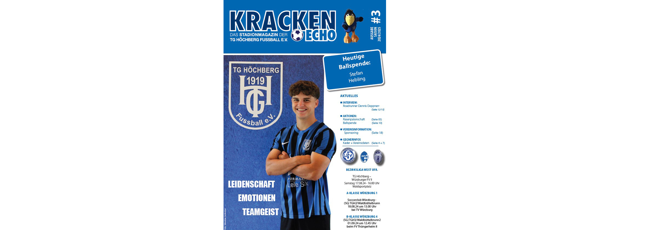 3. Ausgabe des Kracken-Echo gegen Würzburger FV2 online