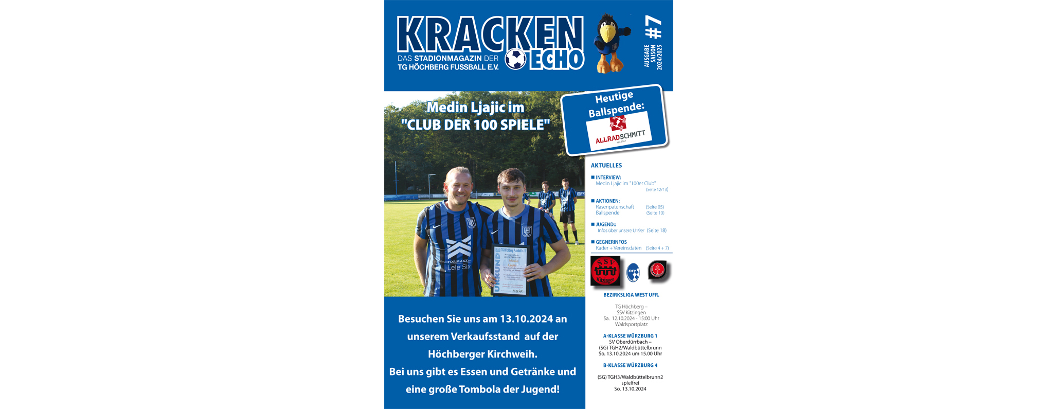 7. Stadionheft gegen SSV Kitzingen online