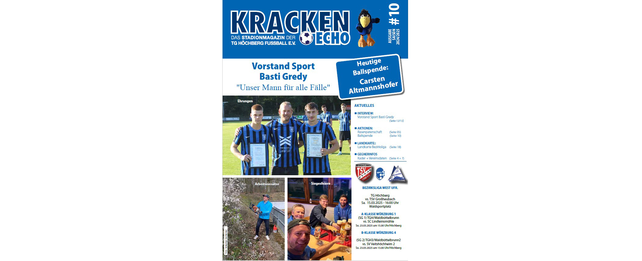10. Stadionheft gegen TSV Großheubach