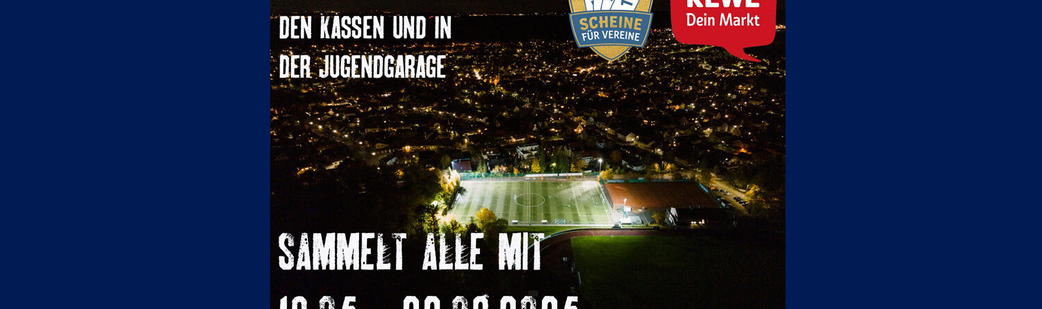 REWE Vereinsscheine – bitte für die Jugend sammeln!