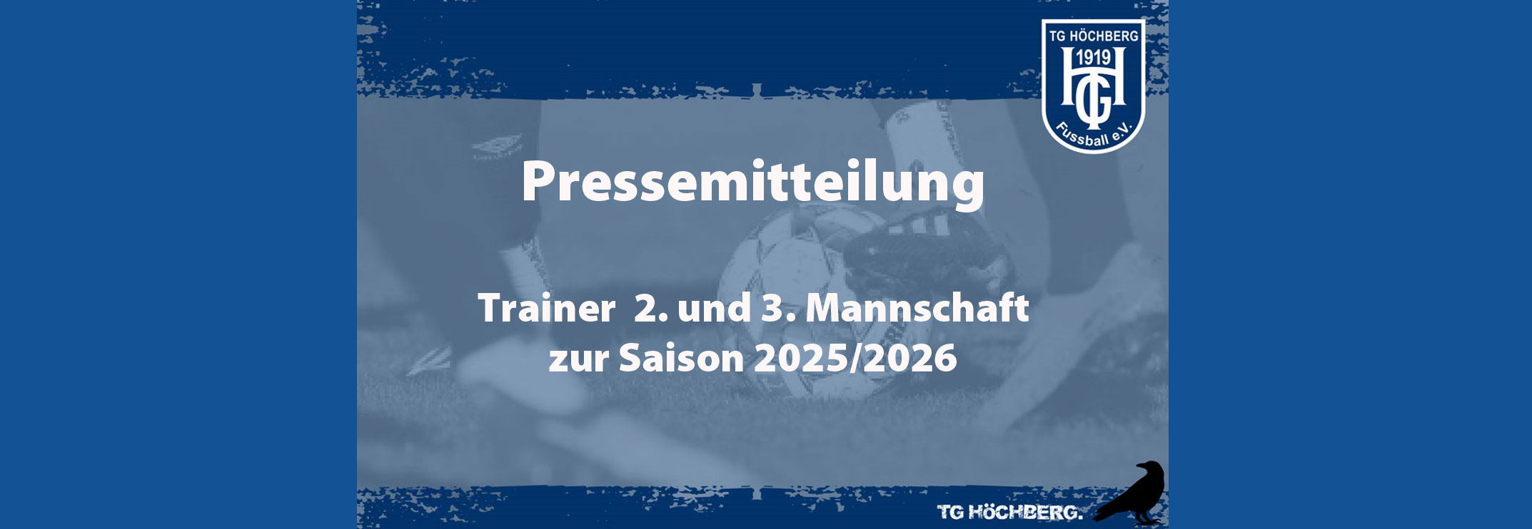 Pressemitteilung – Trainerbekanntgabe 2. und 3. Mannschaft