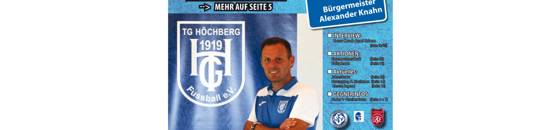 1. Stadionheft der Saison gegen WFV2 ist online