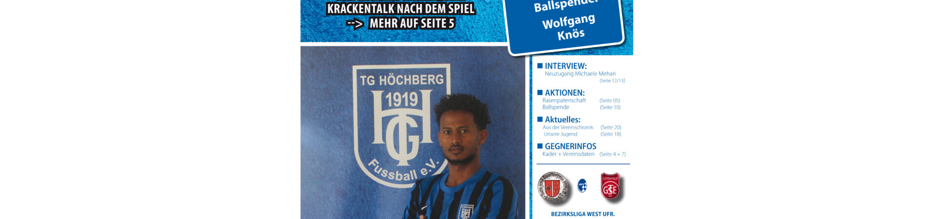 2. Stadionheft gegen TuS Röllbach online