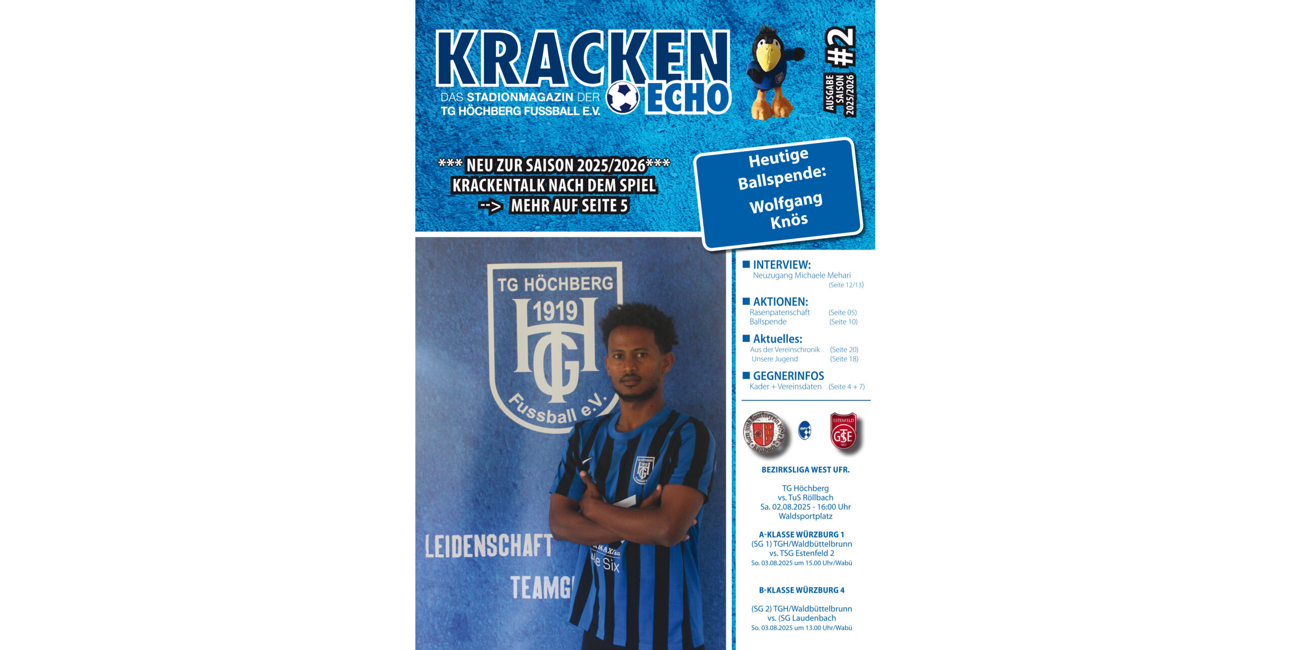 2. Stadionheft gegen TuS Röllbach online