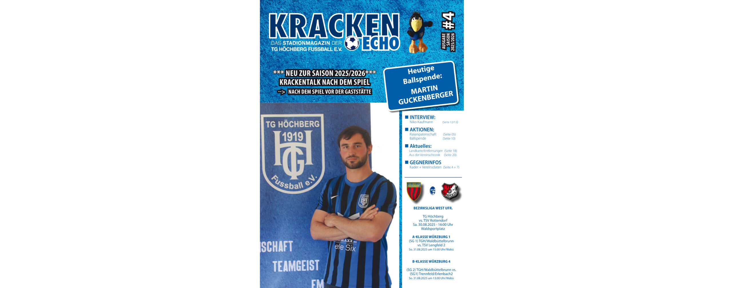 4. Ausgabe Kracken-Echo gegen Rottendorf online