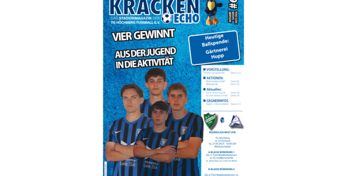 6. Stadionheft gegen SV Kürnach ab sofort online