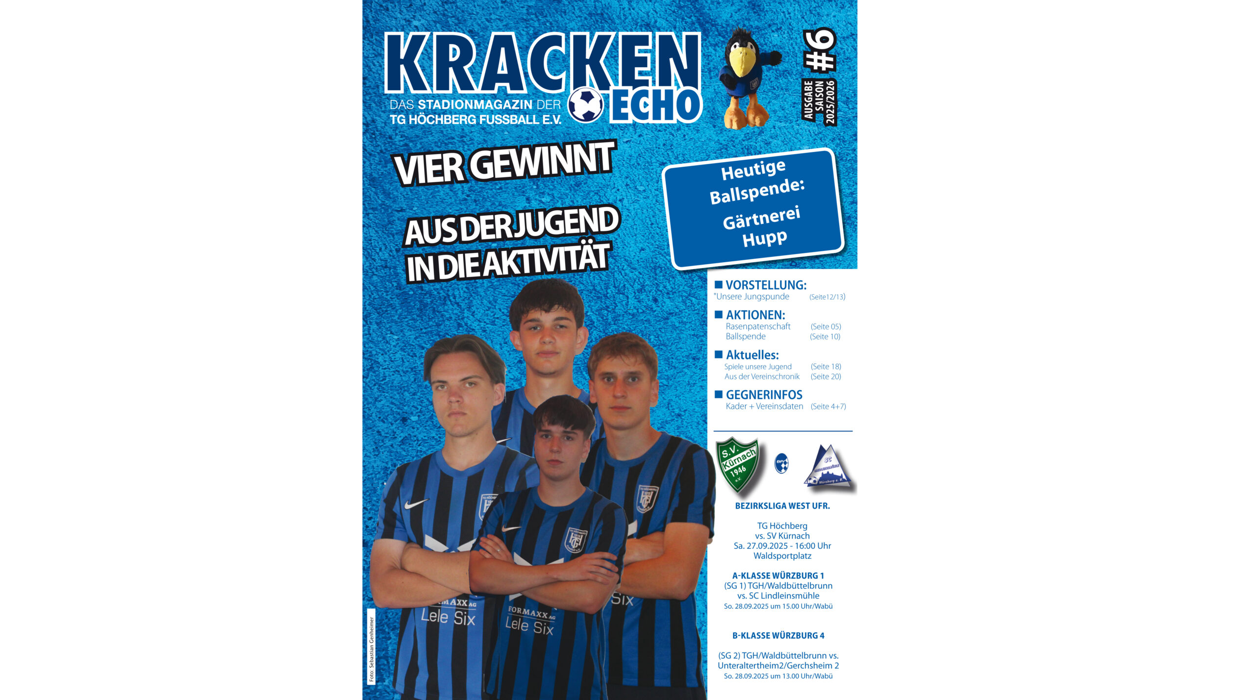 6. Stadionheft gegen SV Kürnach ab sofort online