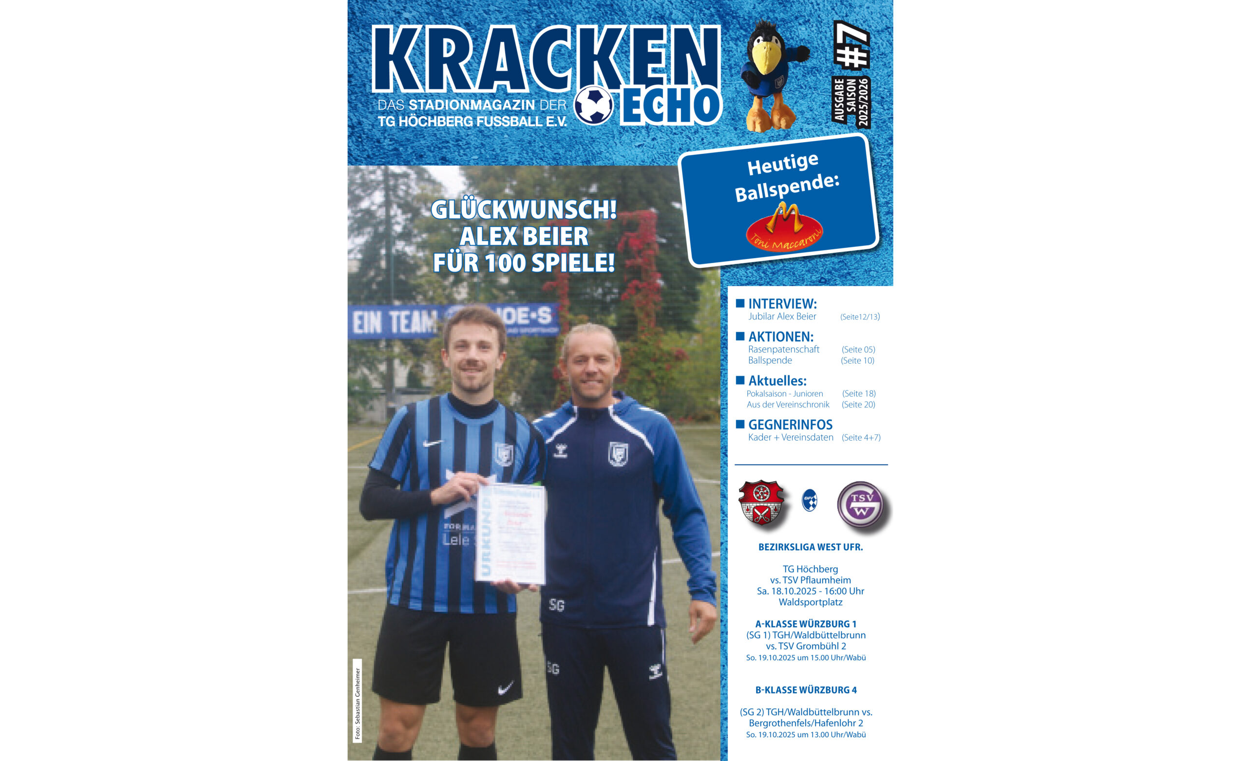 7. Kracken-Echo gegen TSV Pflaumheim online