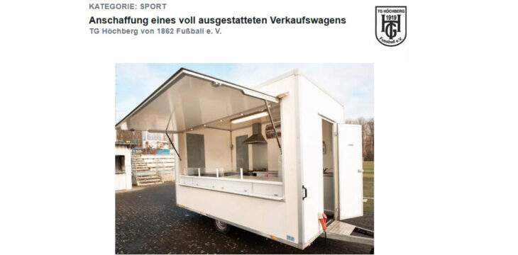 Anschaffung eines voll ausgestatteten Verkaufswagen mit der WVV