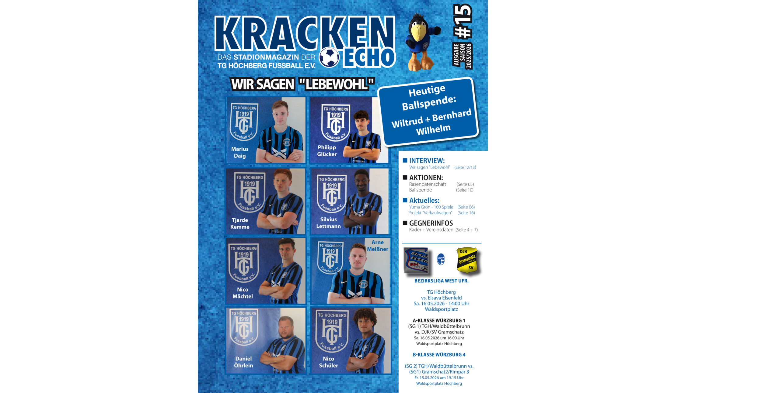 Stadionheft gegen Elsenfeld online